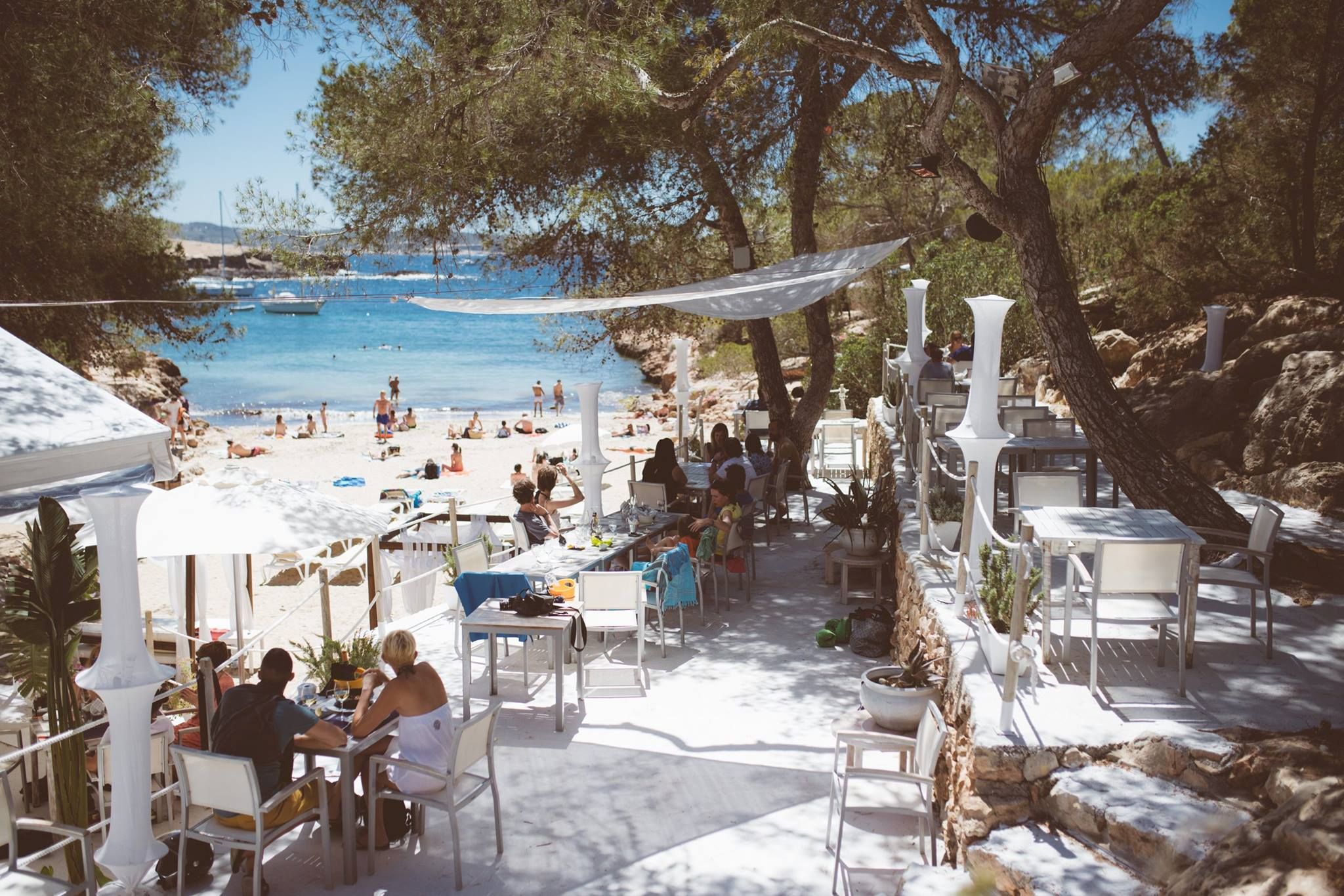 Beach restaurant at Cala Gracioneta