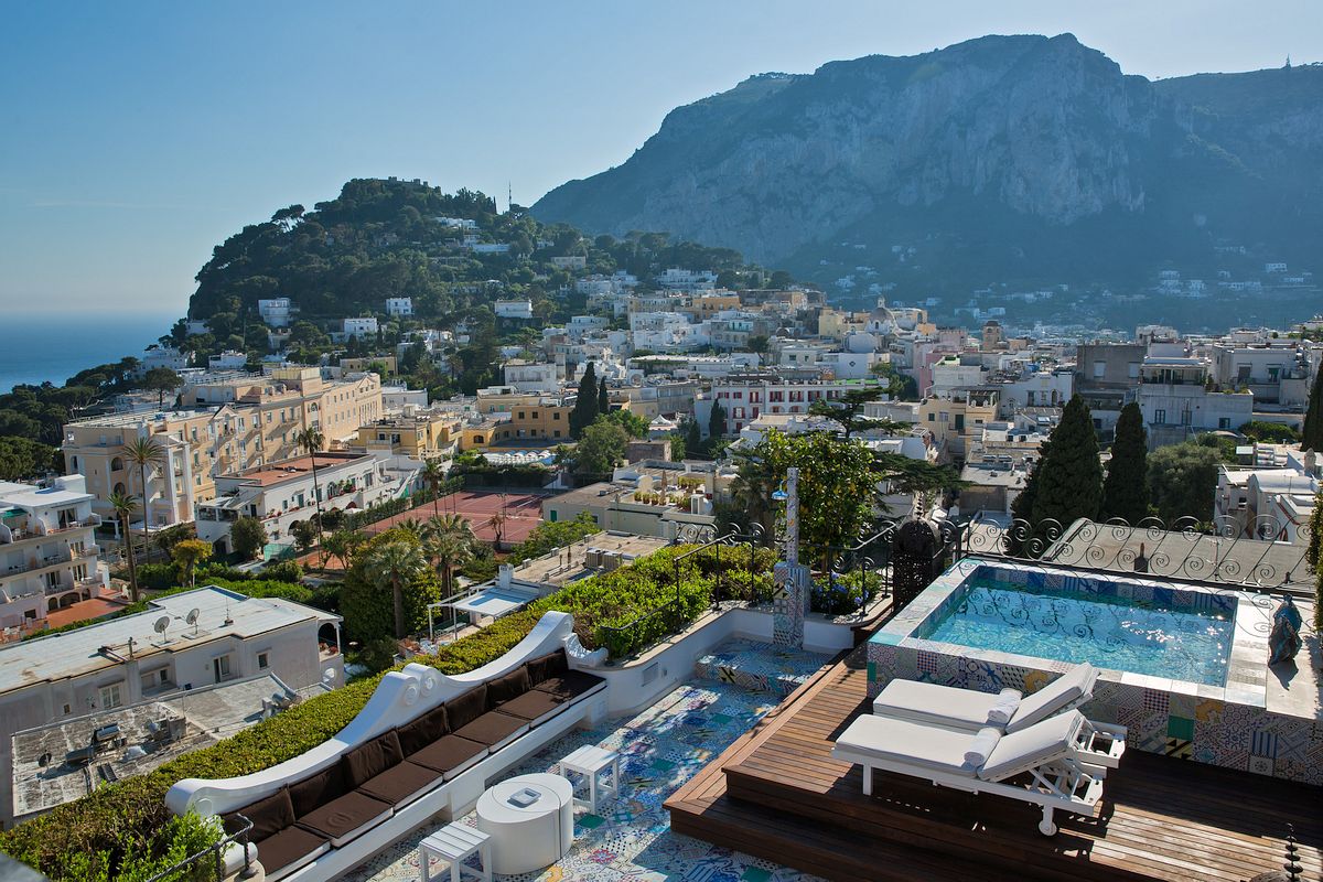 Terrace with plunge pool