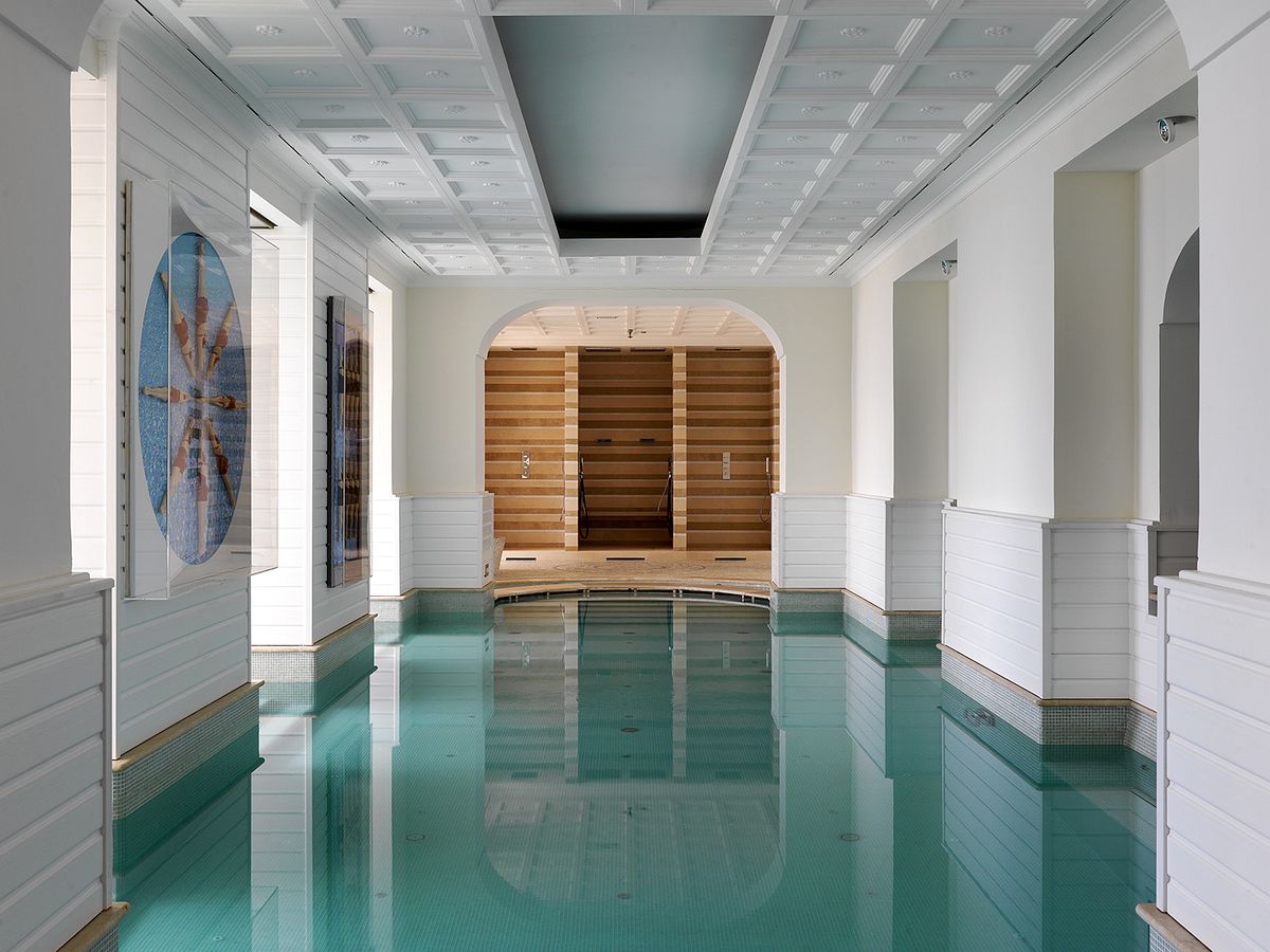 Indoor/outdoor heated pool