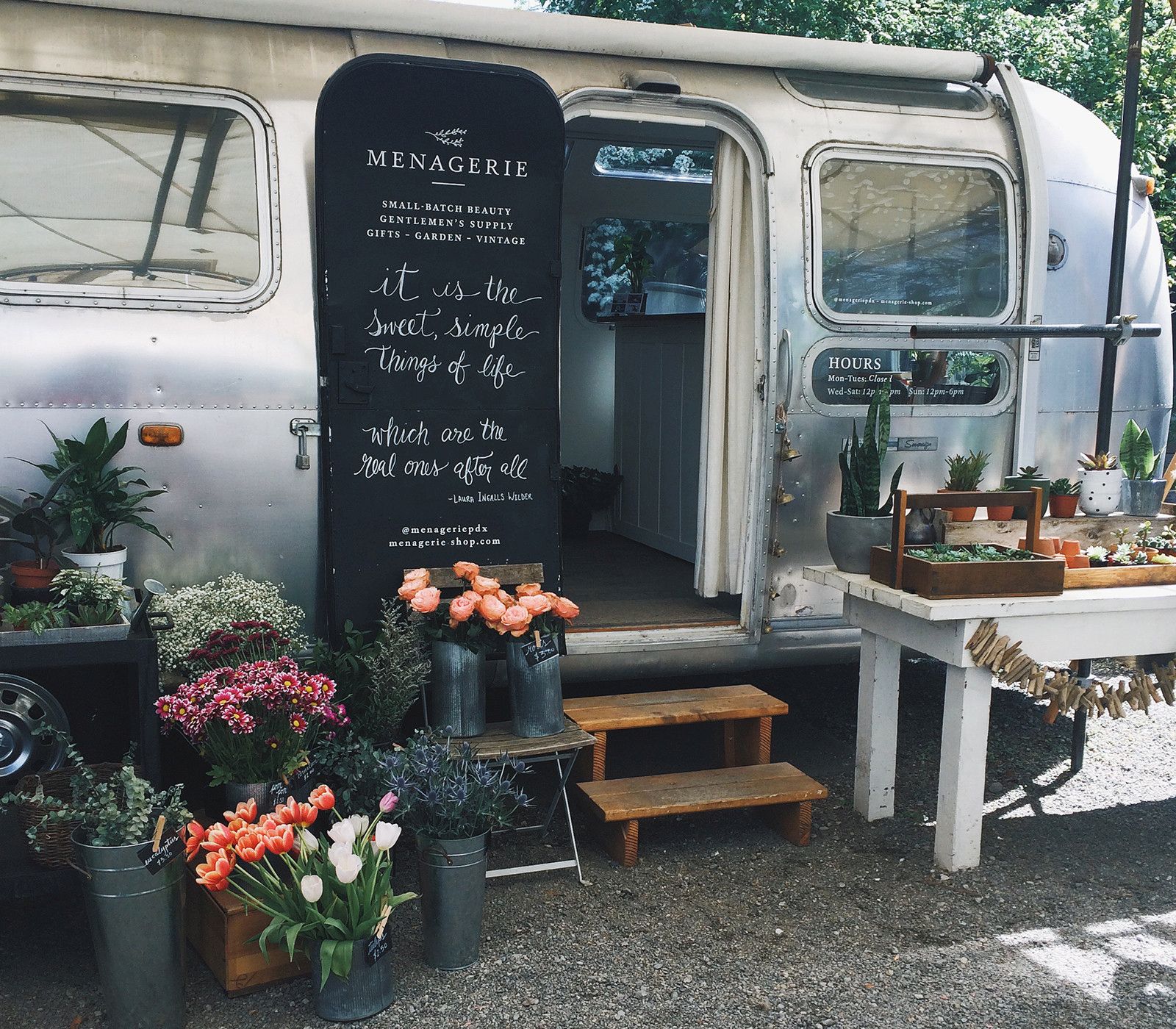 Airstream boutique in Portland