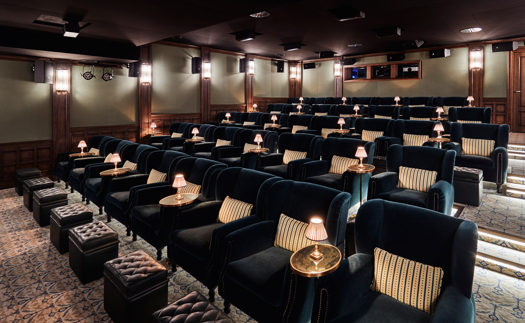 37-seat screening room