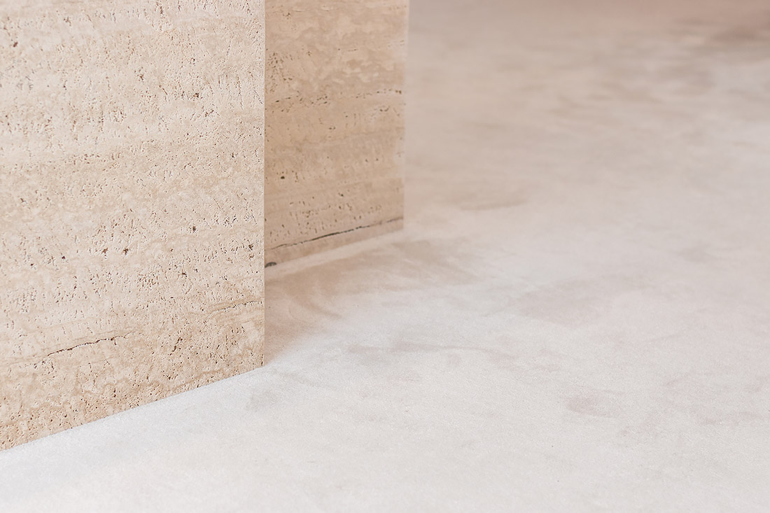 Travertine marble