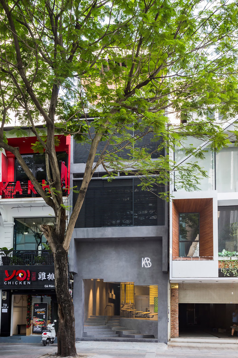 Concrete building in Ho Chi Minh City